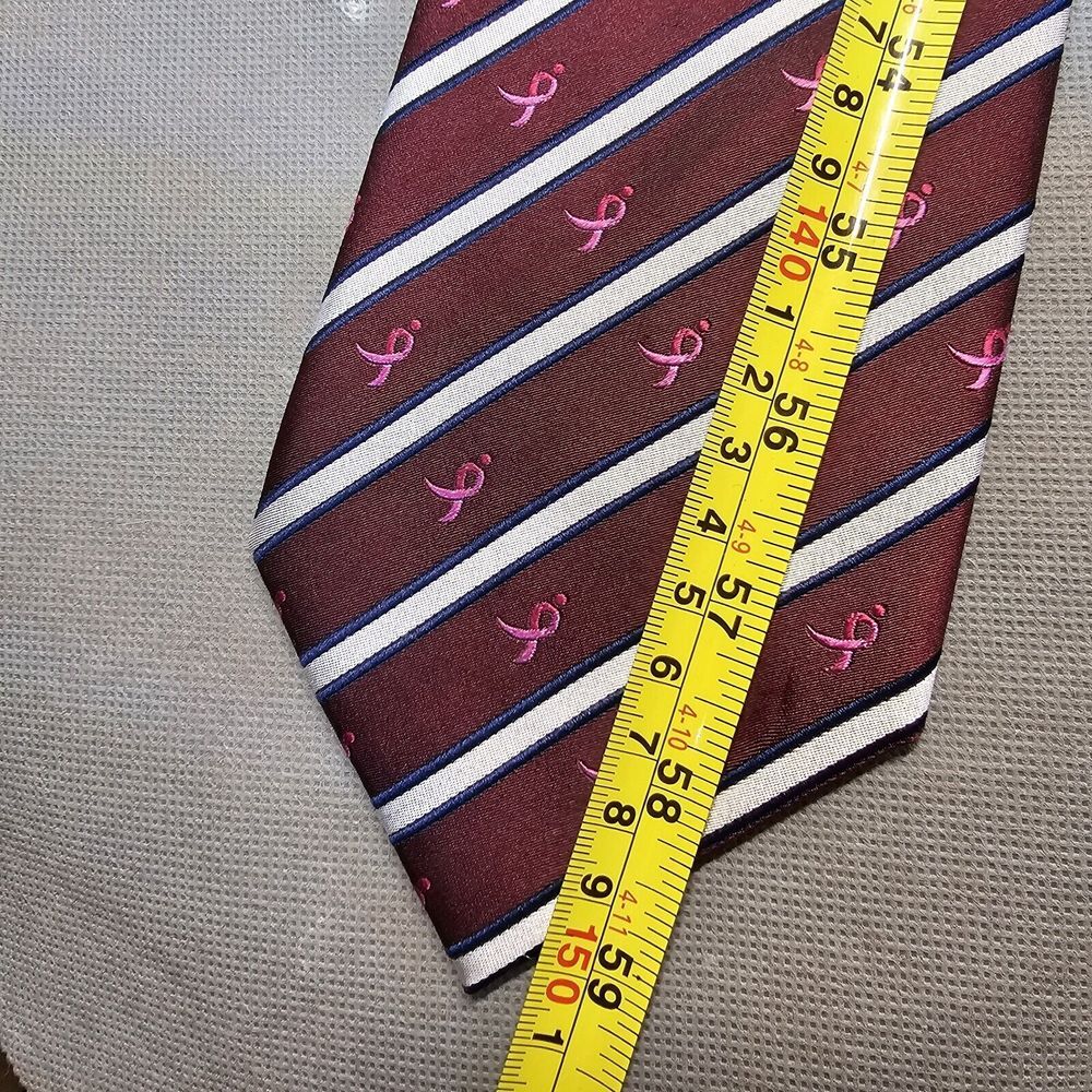Susan G Komen For The Cure Knotes‎ For Hope Breast Cancer Awareness Tie 59" - Picture 11 of 11